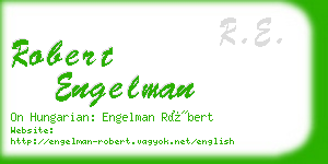 robert engelman business card